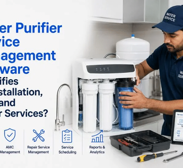 How Water Purifier Service Management Software Simplifies RO Installation, AMC and Repair Services?